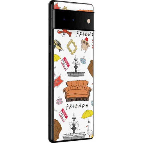 Warner Bros Classic FRIENDS Icons Google Pixel 6 Skin